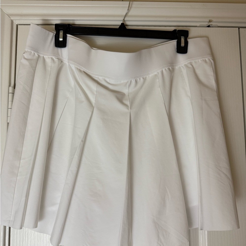 Fabletics White Skirt + Bra Top